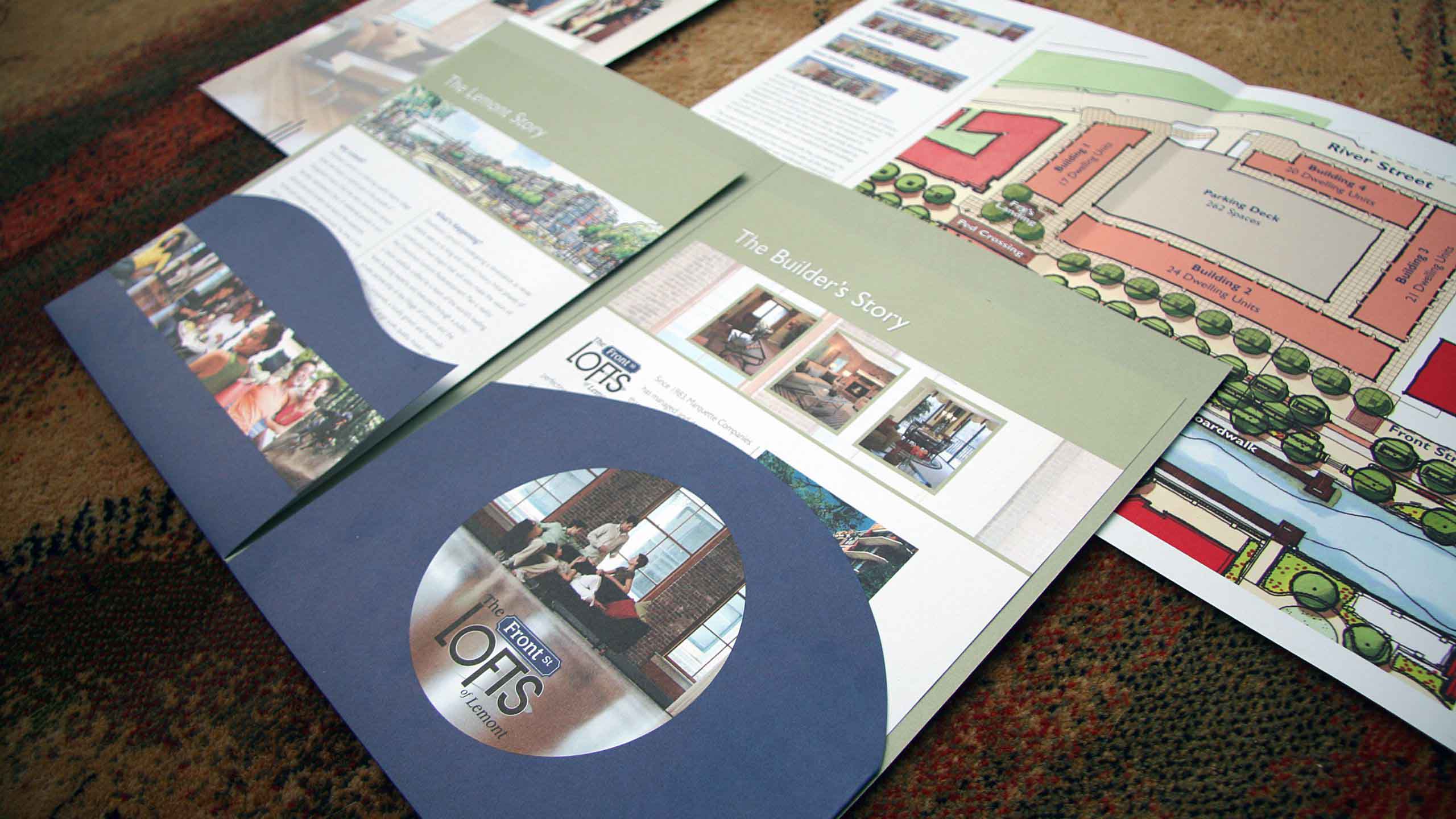 Marquette Companies Lofts of Lemont Development Collateral Material